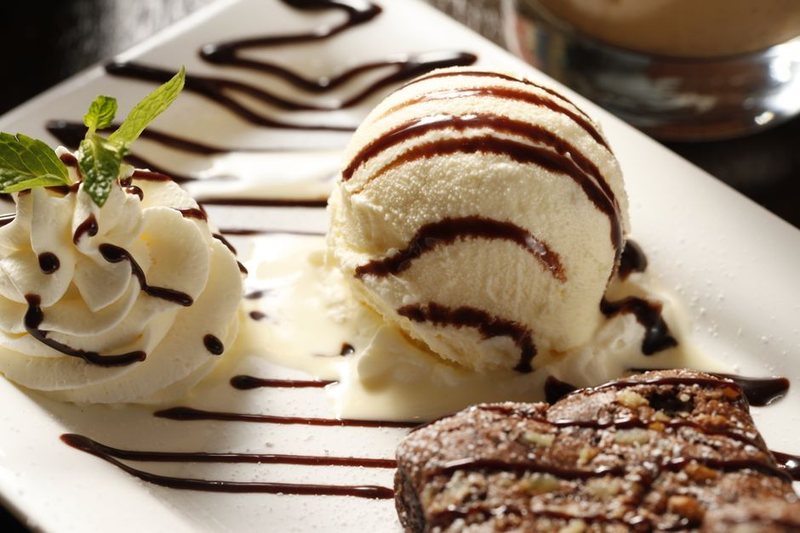 Brownie con Helado